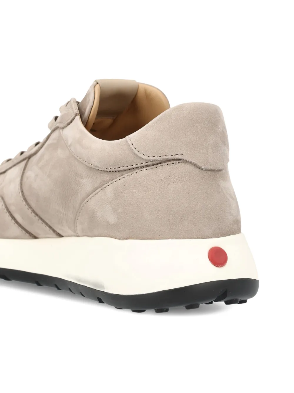 Tod's Suède sneakers met logodetail Beige