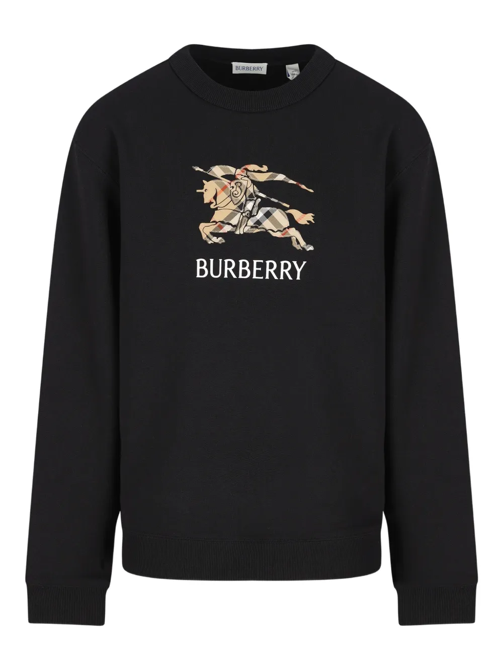 Burberry Kids print sweater - Nero