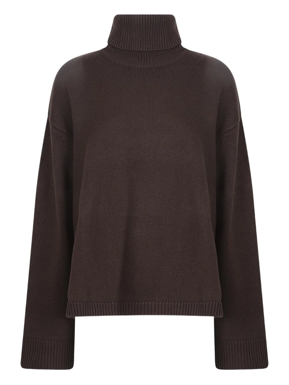 The Frankie Shop Rhea trapeze turtleneck sweater - Braun