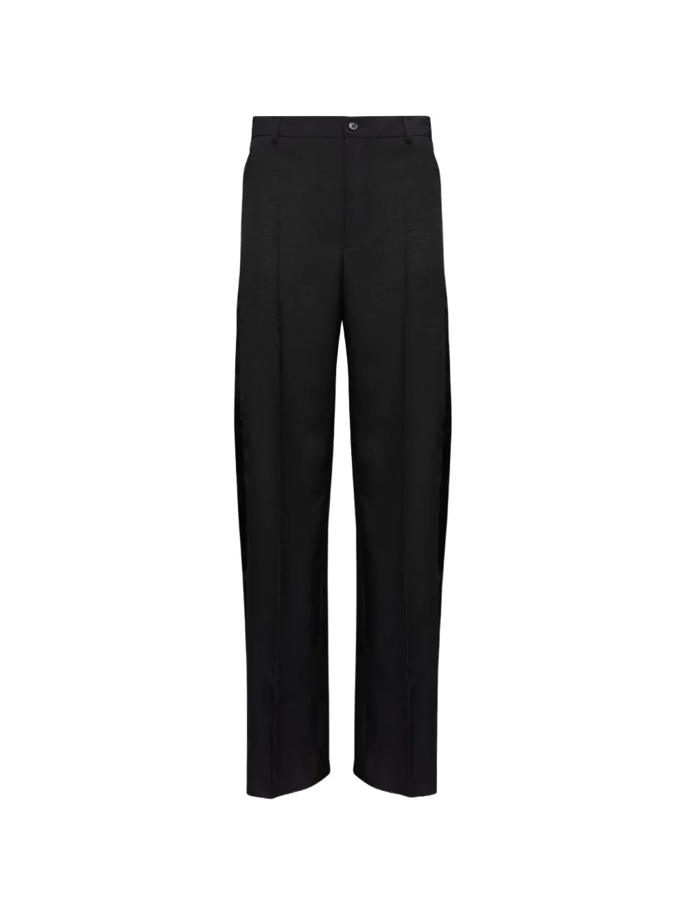 MM6 Maison Margiela creased trousers - Nero