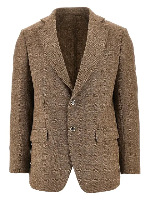 MARSEM Herringbone pattern blazer