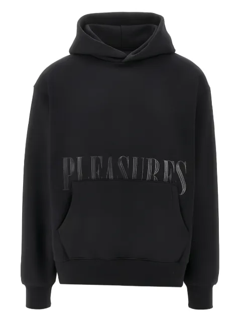 Pleasures logo-detail hoodie
