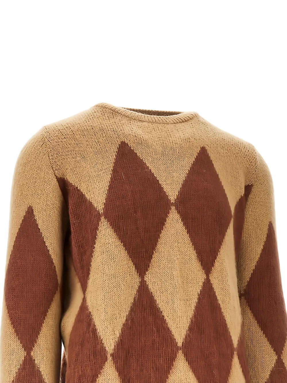 MARSEM Lozenge argyle pattern sweater | Knitted Sweaters | Image 2