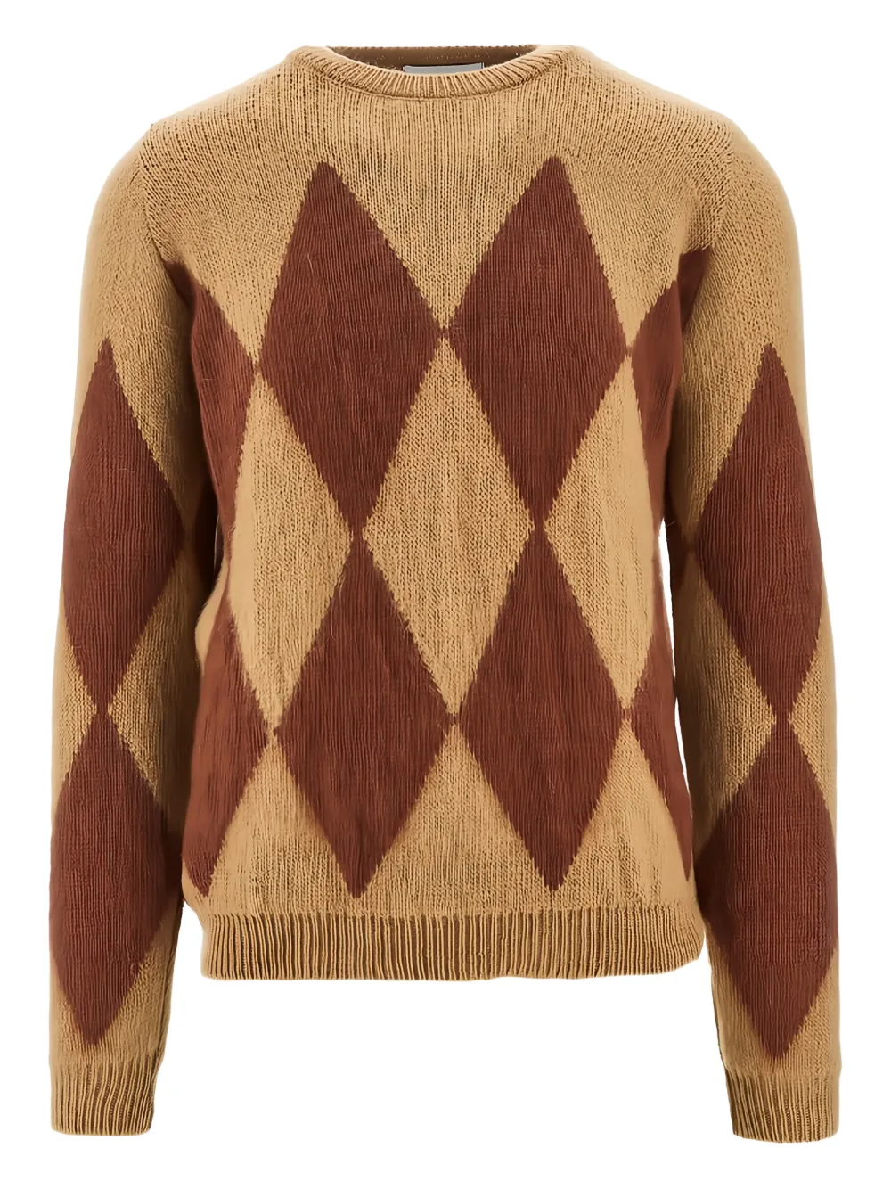 MARSEM Lozenge argyle pattern sweater | Neutrals | Image 1