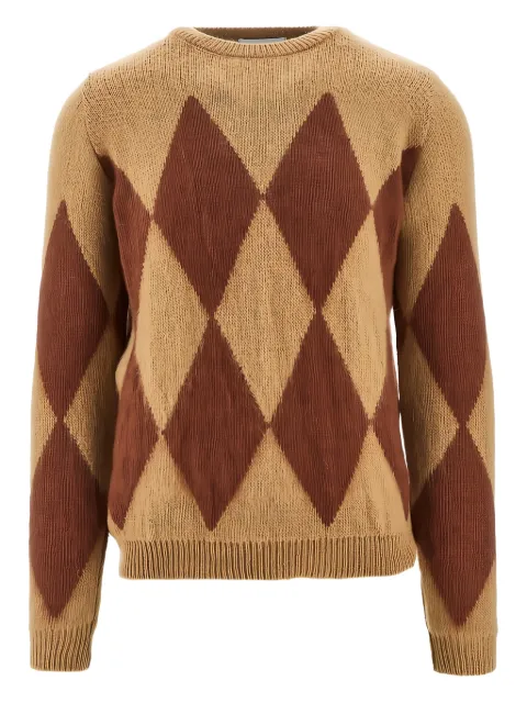 MARSEM Lozenge argyle pattern sweater