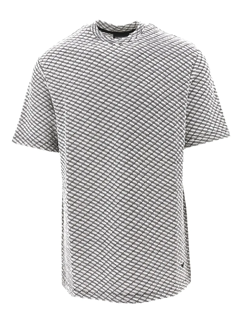 Emporio Armani patterned T-shirt - Bianco