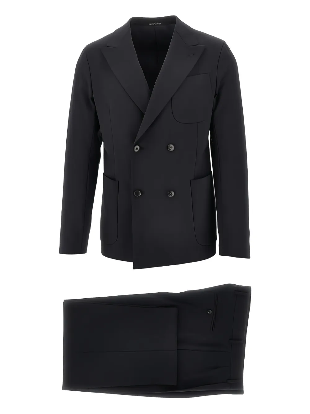 Emporio Armani double-breasted suit - Nero