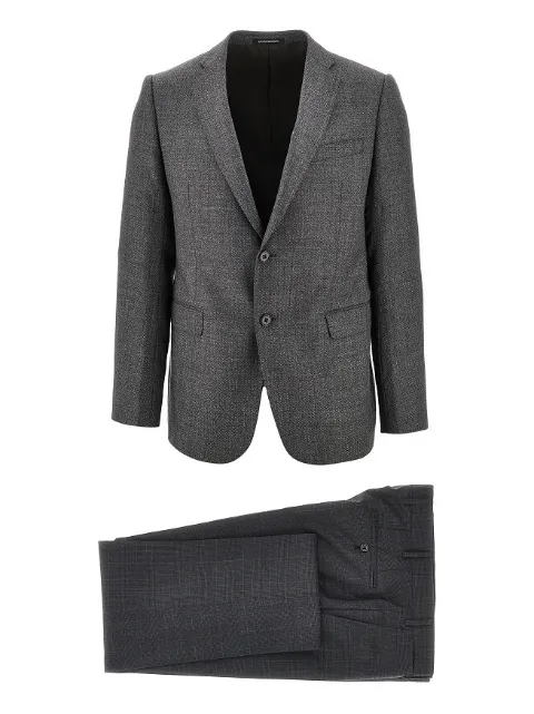 Emporio Armani M Line' patterned suit