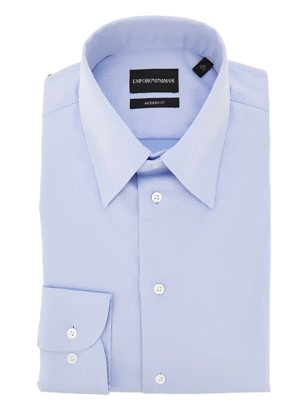 Emporio Armani patterned shirt - Blu