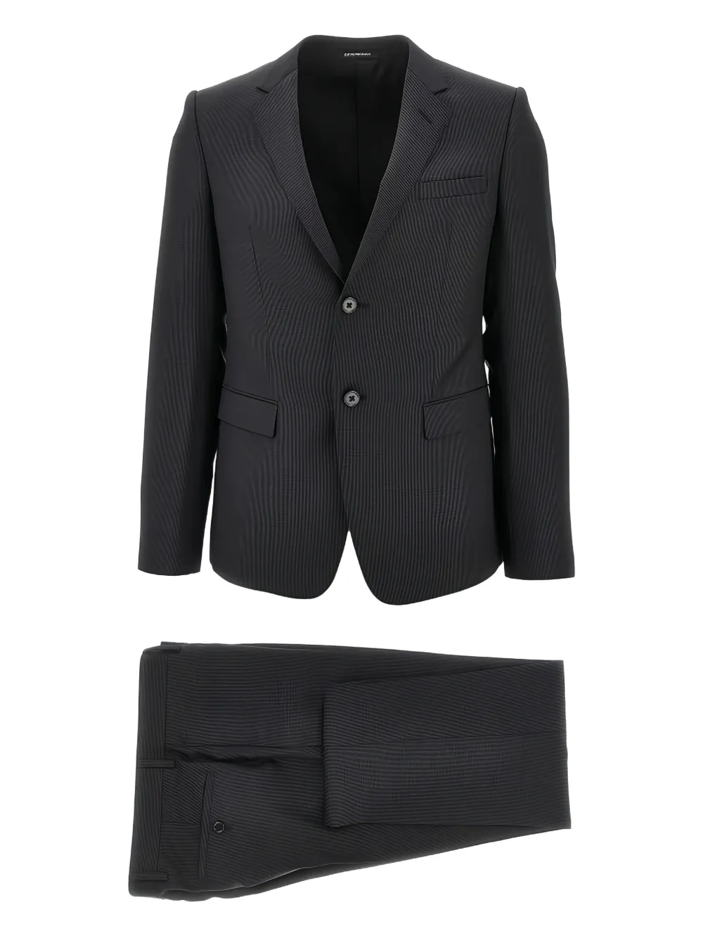 Emporio Armani single-breasted suit - Nero