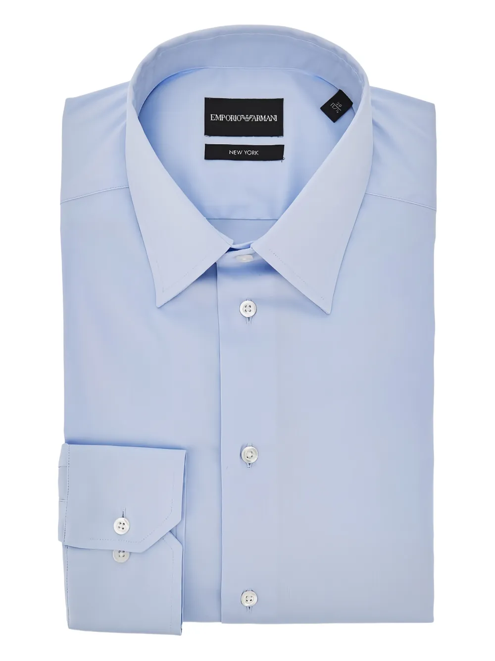 Emporio Armani New York buttoned shirt - Blu