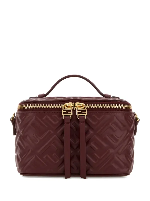 FENDI フェンディ ズッカ柄 バニティバッグ 化粧バッグ ポーチ 