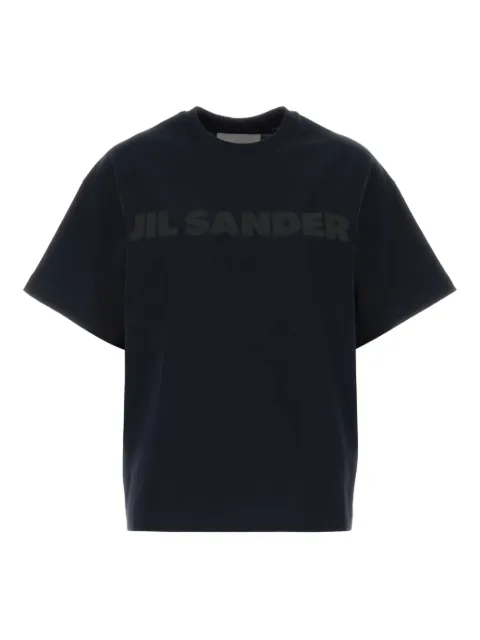 Jil Sander midnight blue cotton T-shirt