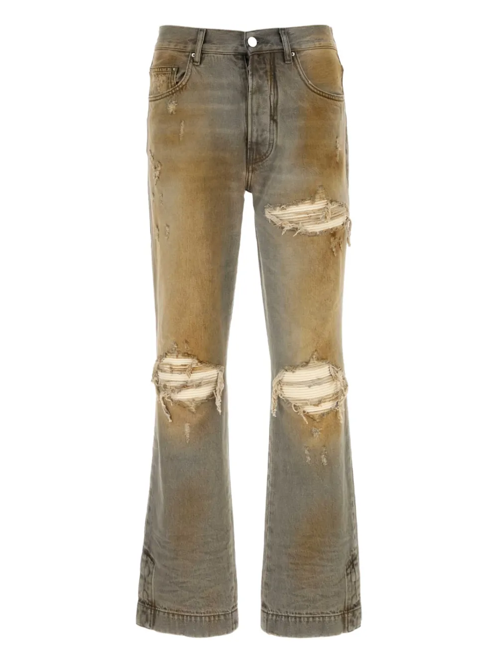 AMIRI distressed denim jeans - Grigio