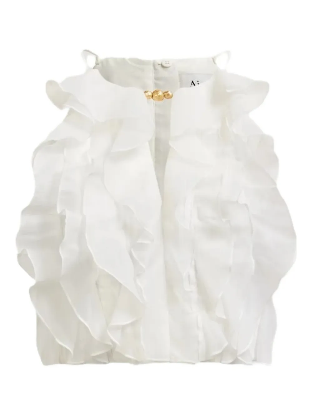 Aje Cleo ruffled top | White | Image 1