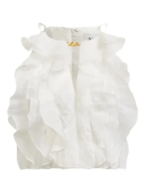 Aje Cleo ruffled top