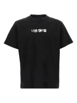 トップス sacai memory short sleeve tee black sacai T-Shirts for Women - FARFETCH
