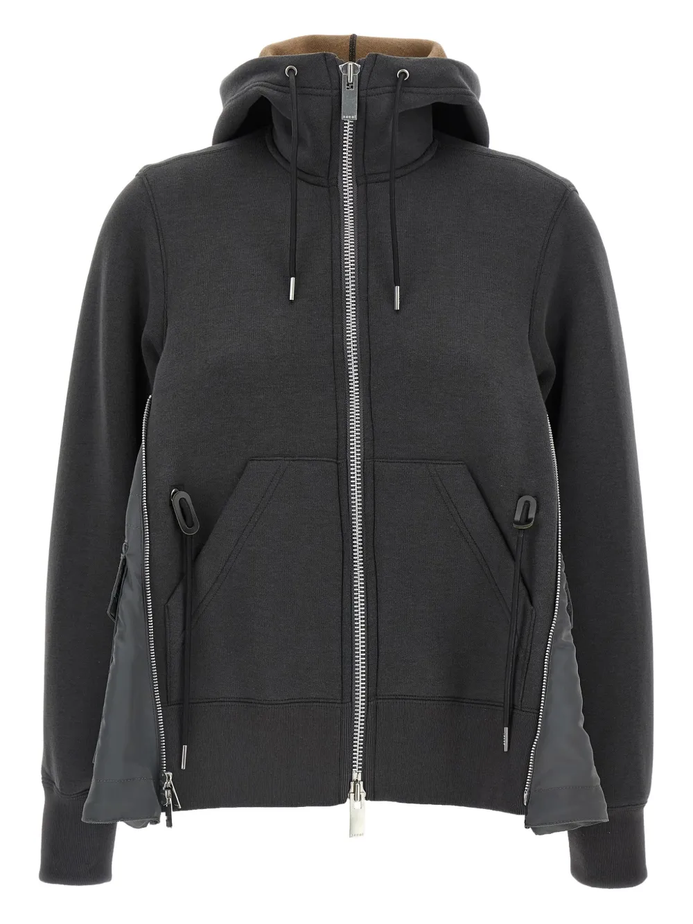 sacai Sponge grey hoodie