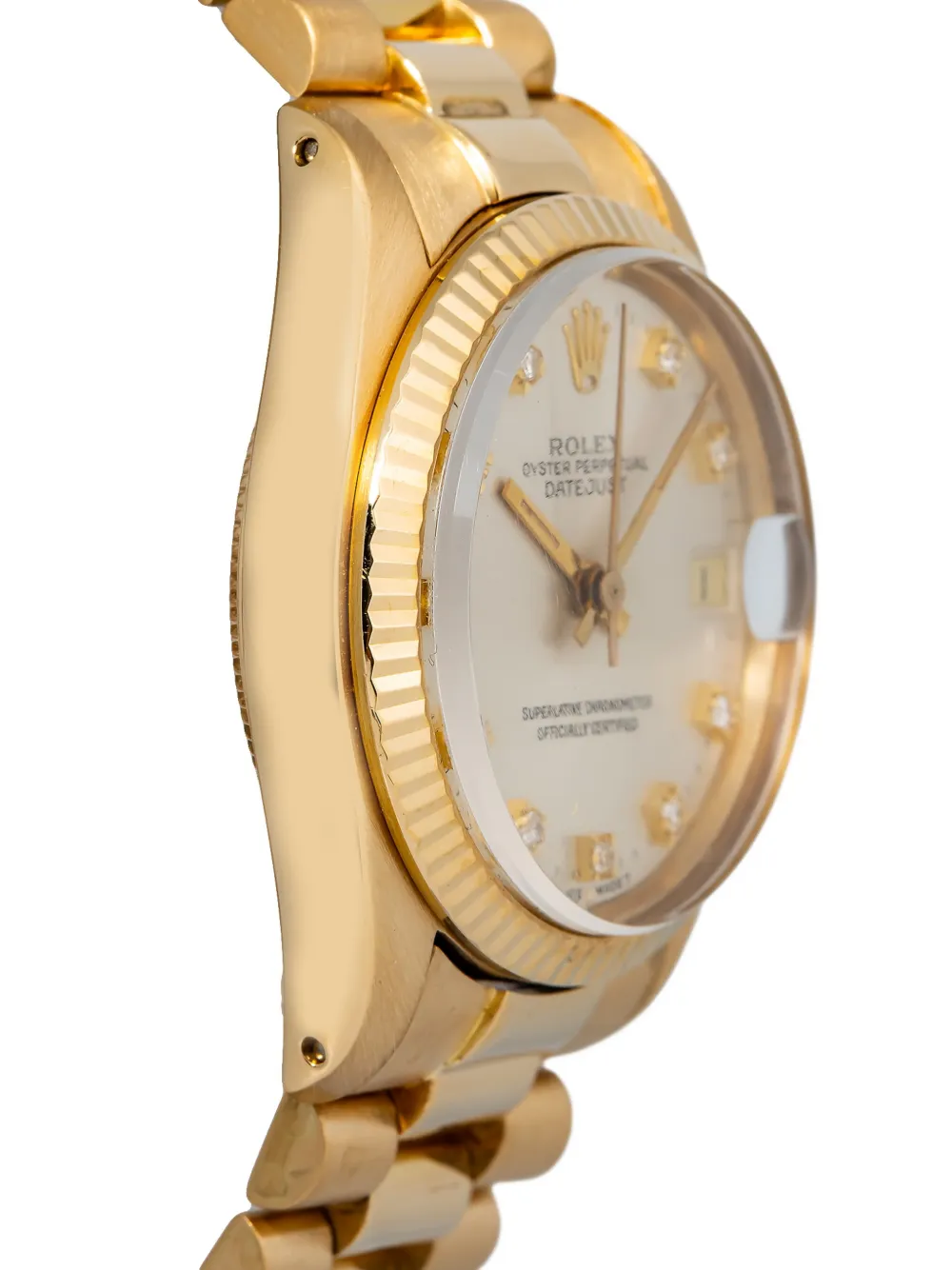  Rolex Fluted 31mm Datejust - Gold 