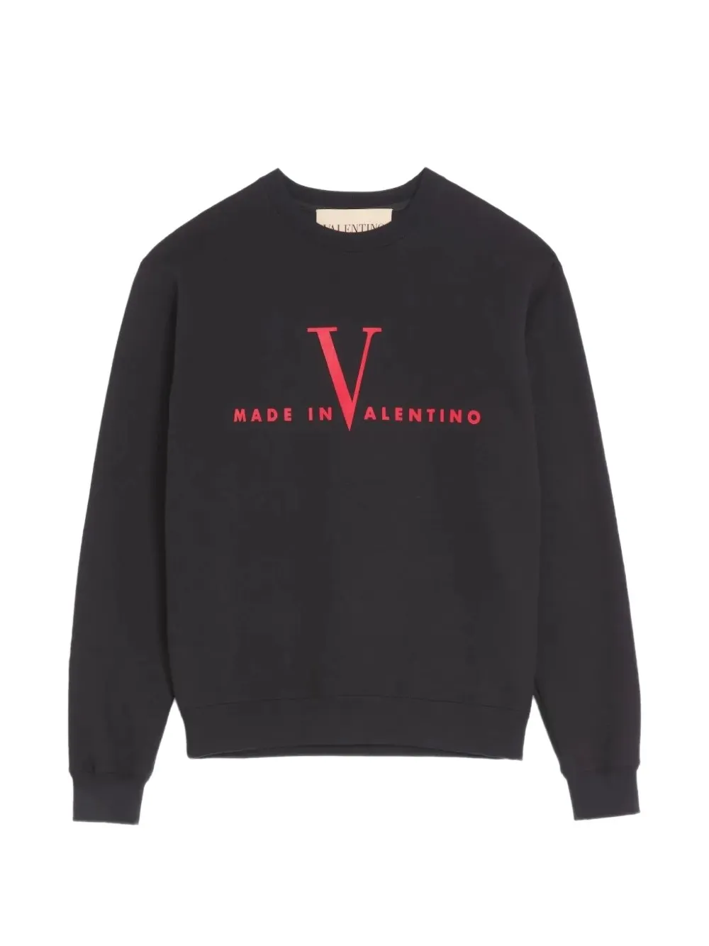 Valentino Garavani logo-detail crew-neck sweatshirt - Nero