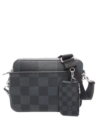 Louis Vuitton Pre-Owned 2021-2025 ダミエ グラフィット トリオ