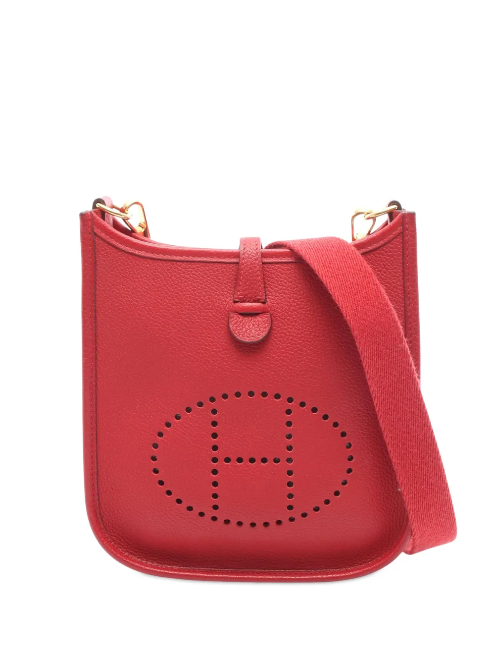 Hermès Pre-Owned 2019 Clemence Evelyne Amazone TPM crossbody bag - Red
