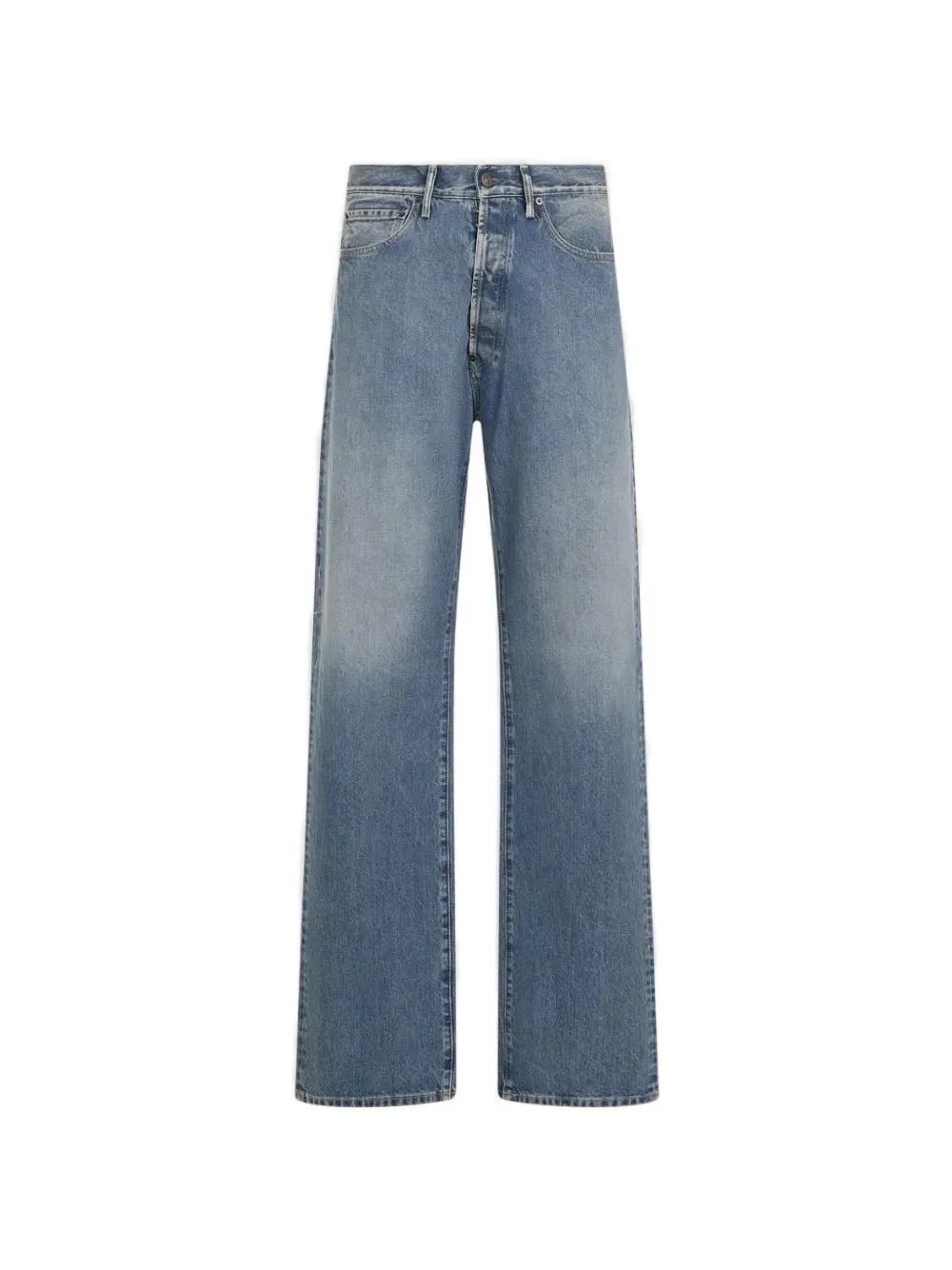 Maison Margiela Jeans con applicazione - Blu