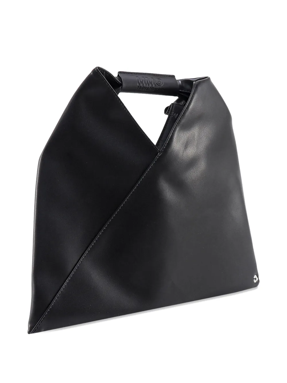 Mm6 Maison Margiela Japonese Logo Handle Mini Tote Bag In Black
