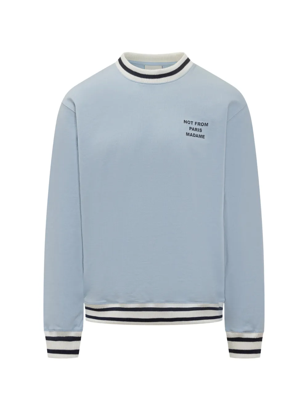 Drôle De Monsieur slogan-print sweatshirt - Blu