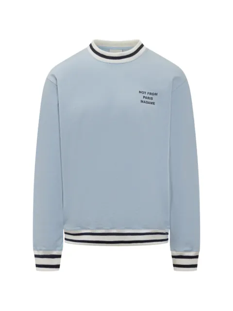 Drôle De Monsieur slogan-print sweatshirt