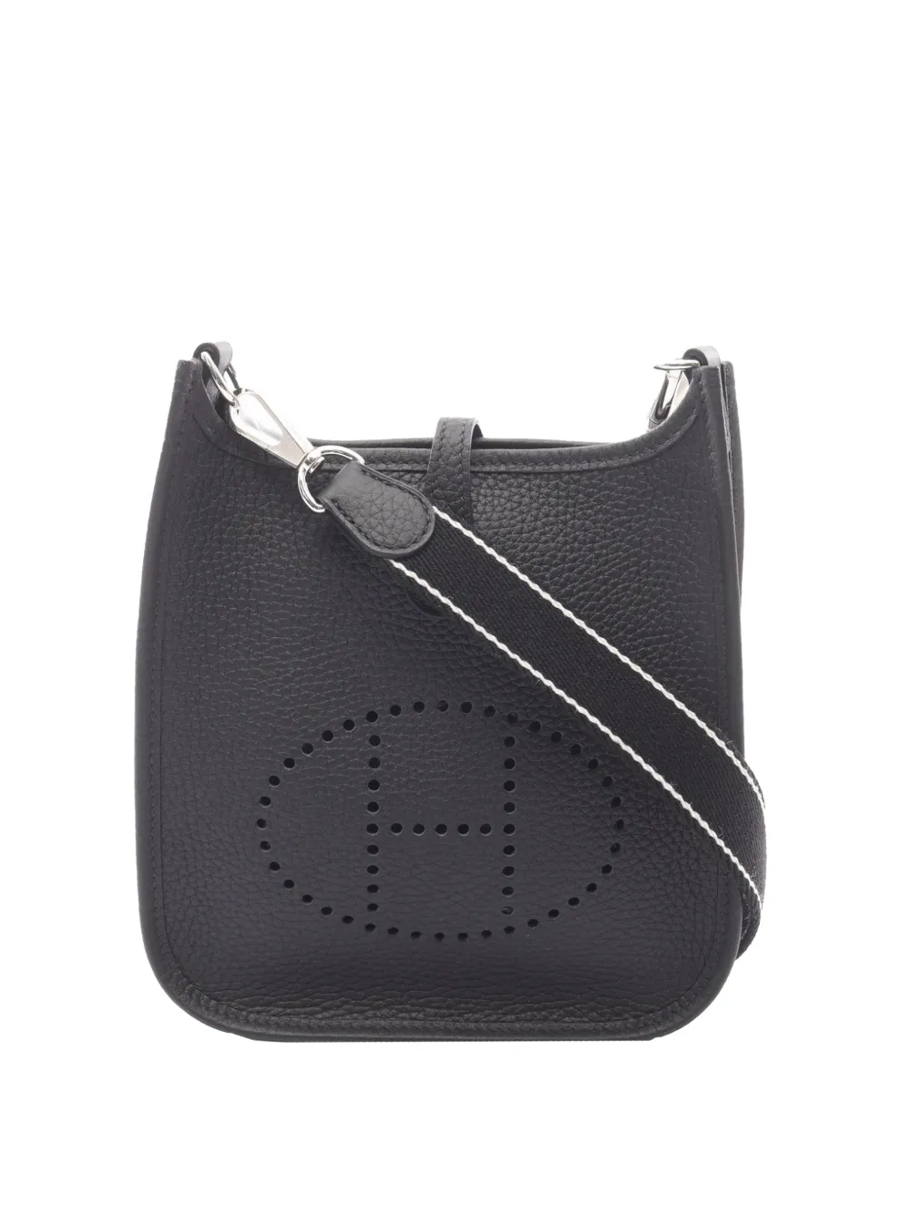 Hermès Pre-Owned Borsa a tracolla Evelyne Amazone TPM in pelle Clemence 2025 - Nero