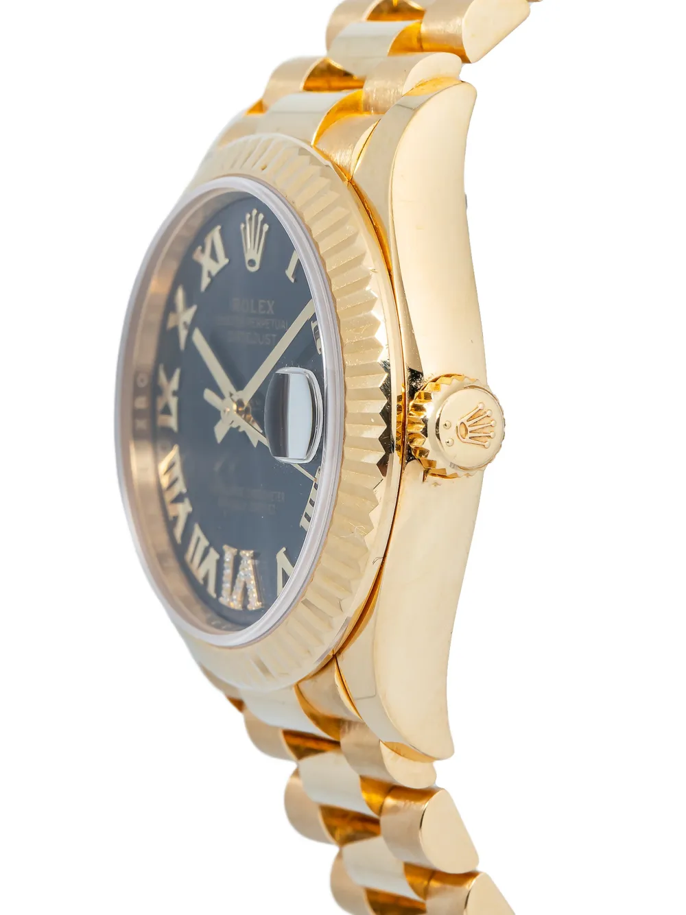  Rolex Reloj Fluted Datejust De 31 Mm - Dorado 