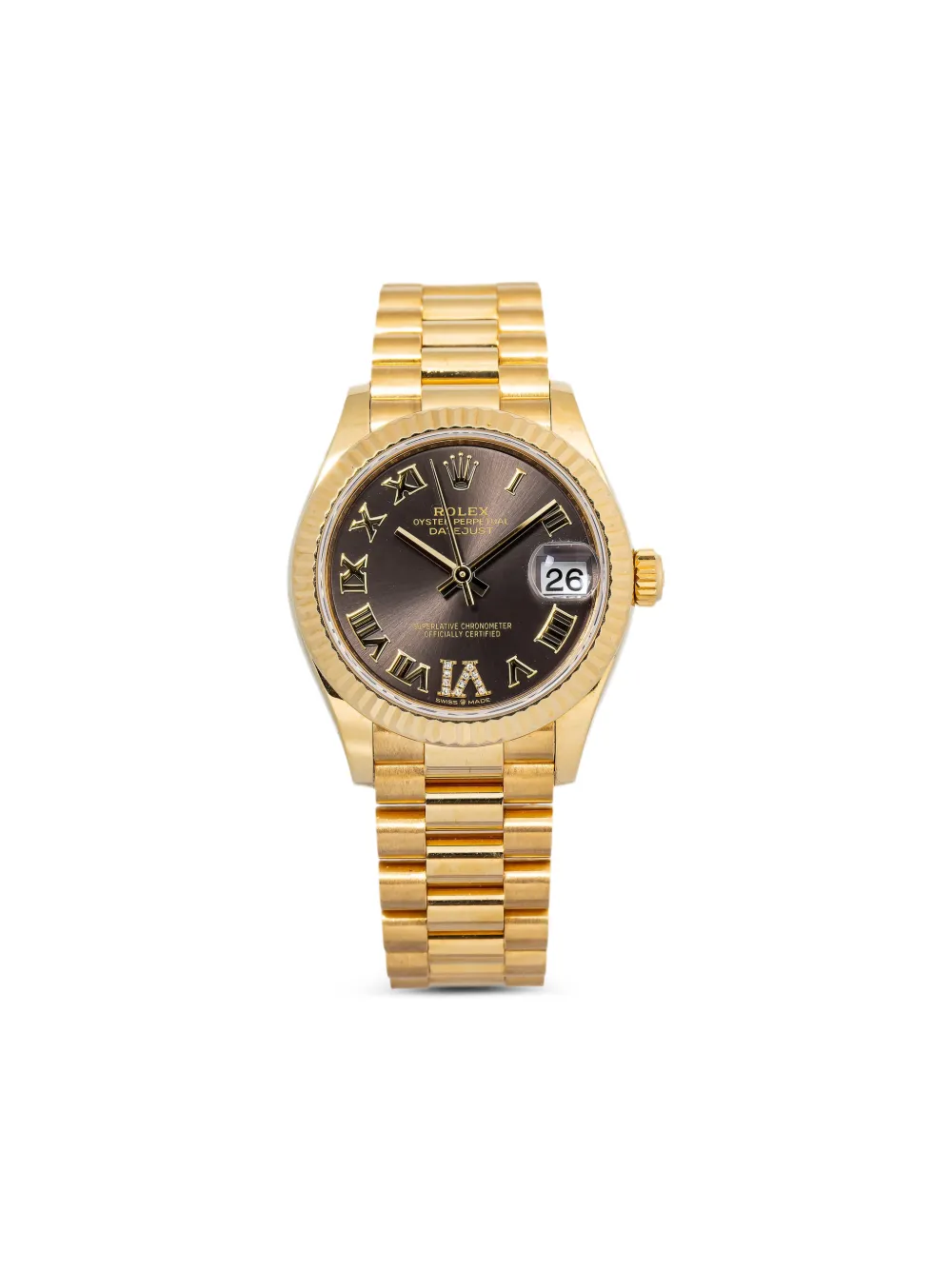 Rolex Fluted 31mm Datejust watch - Oro