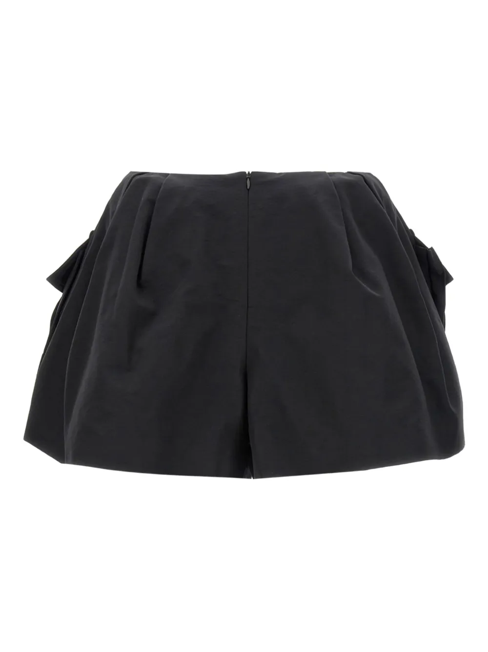  Sacai Cargo Zip Mini Shorts - Black 