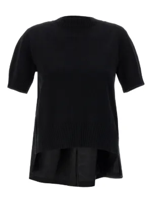 Sacai memory-print Black T-shirt | Black | FARFETCH TW
