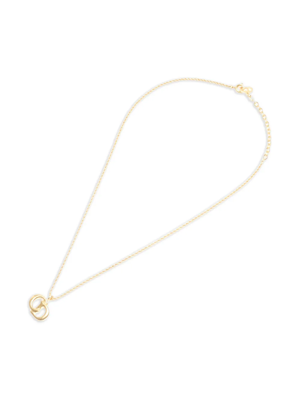 Christian Dior Pre-Owned 1990-2000s logo necklace - Oro