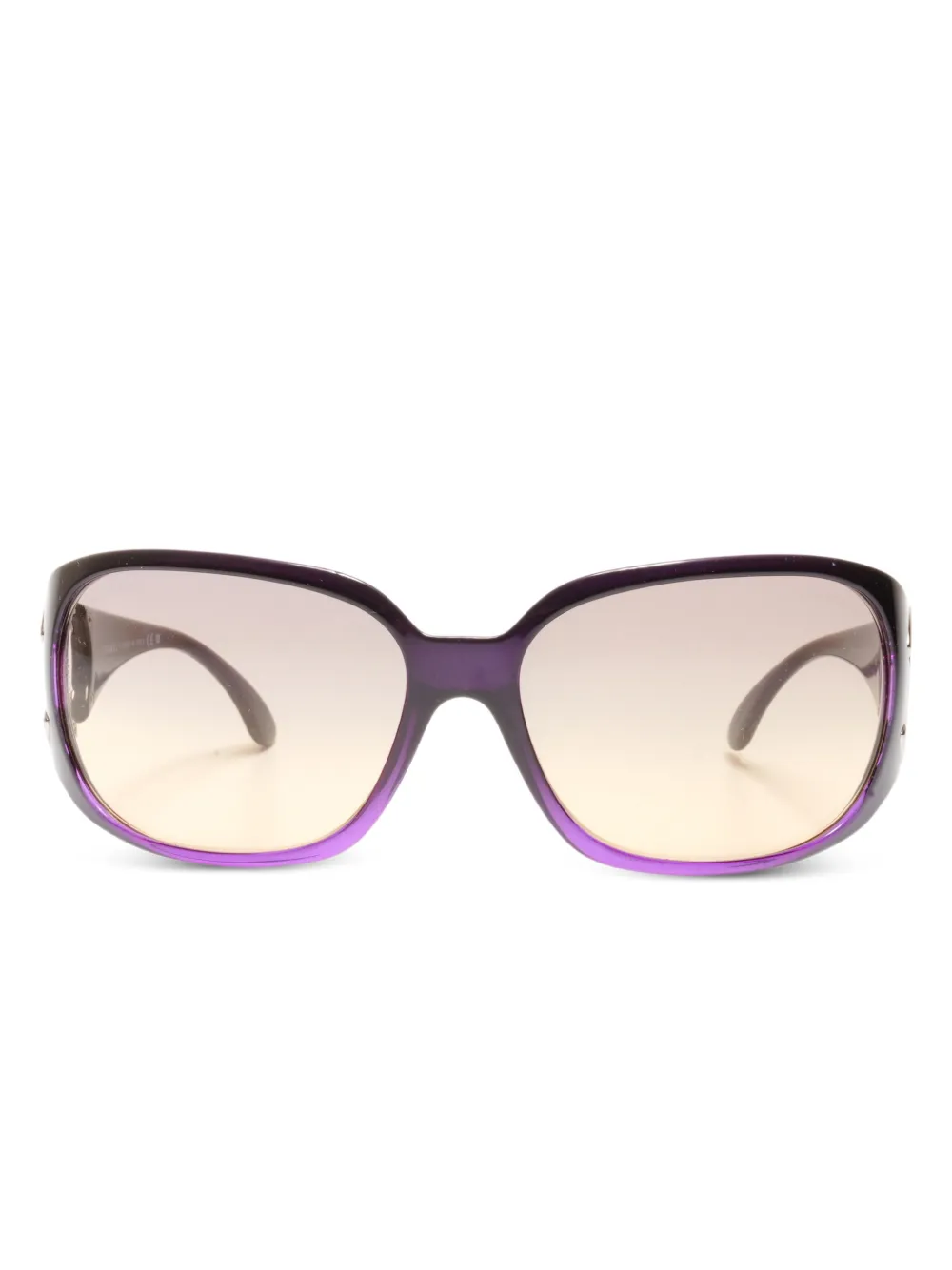 CHANEL Pre-Owned 2000s cc mark sunglasses - Viola