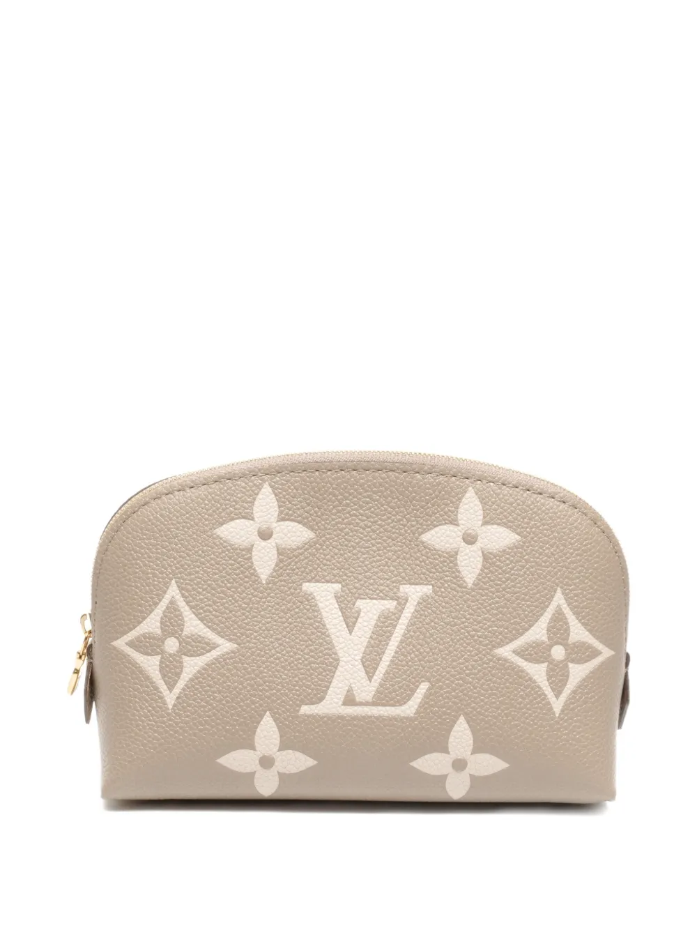 Pre-owned Louis Vuitton 2021-2025 Monogram Calf Leather Cosmetic In Neutral