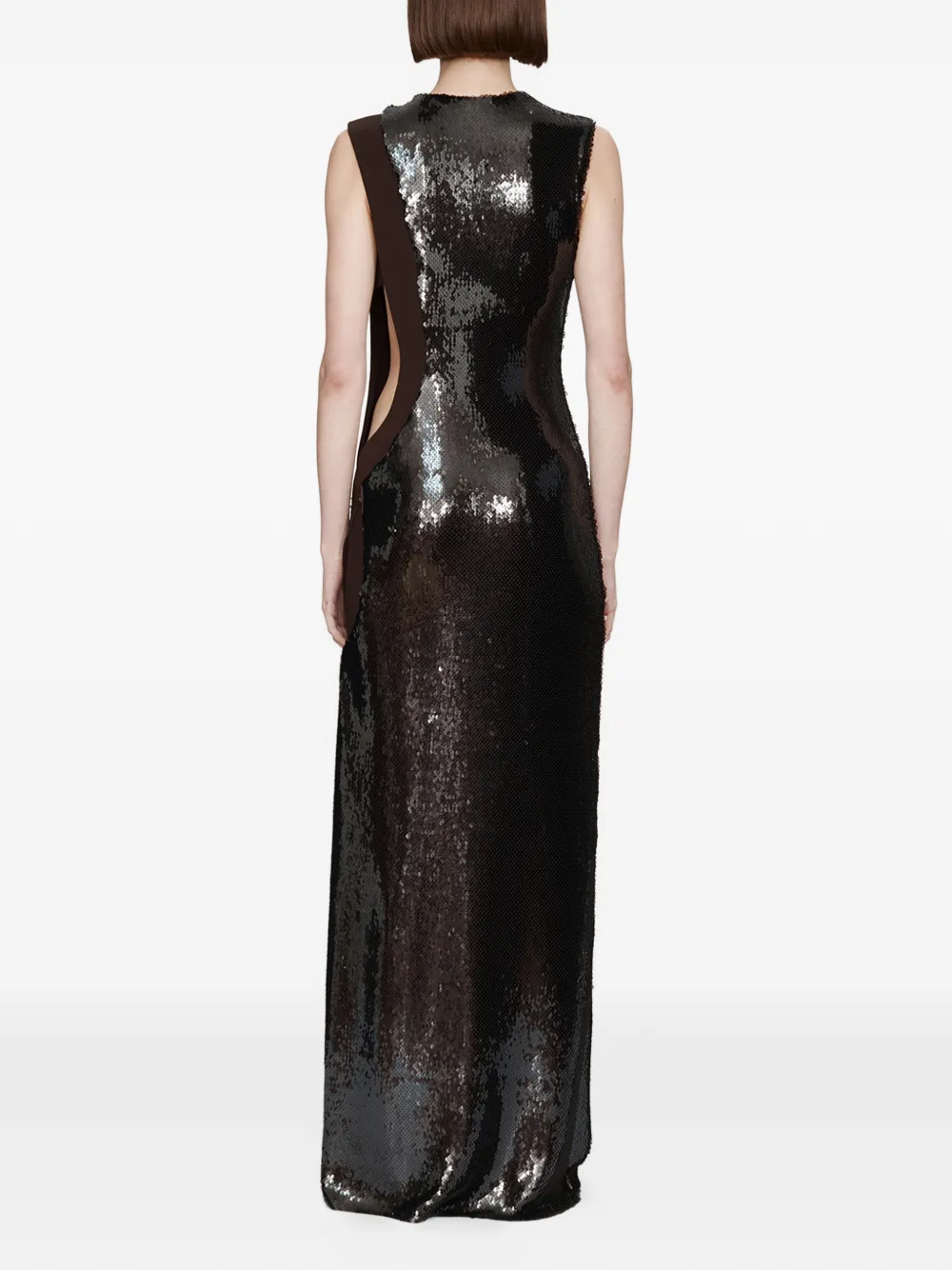 Opaline Sequin Cutaway Dress