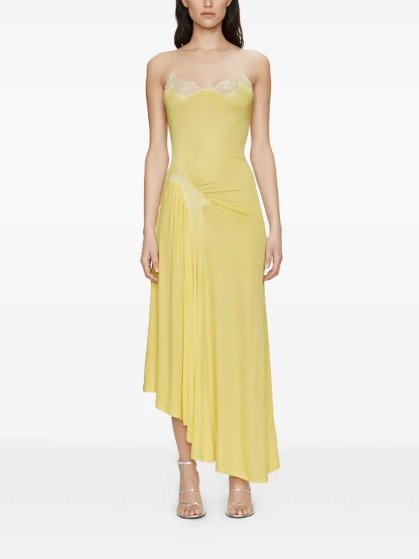yellow rib dress Yellow Soft Ribbed Stunning Modest Maxi Dress  Kabayare