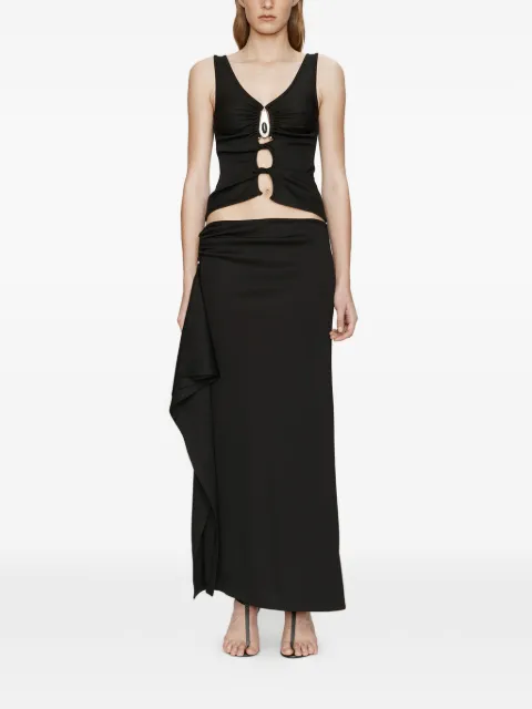 Christopher Esber — crystal-pendant cascade skirt