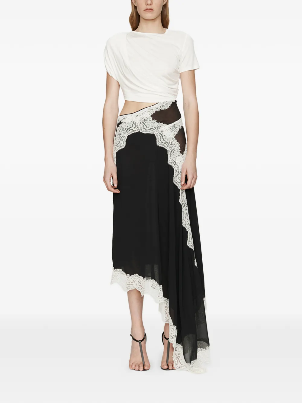 Christopher Esber Abito in pizzo - Nero