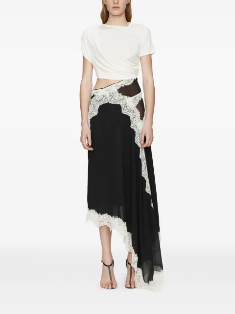 Christopher Esber T-Shirtkleid mit Spitze