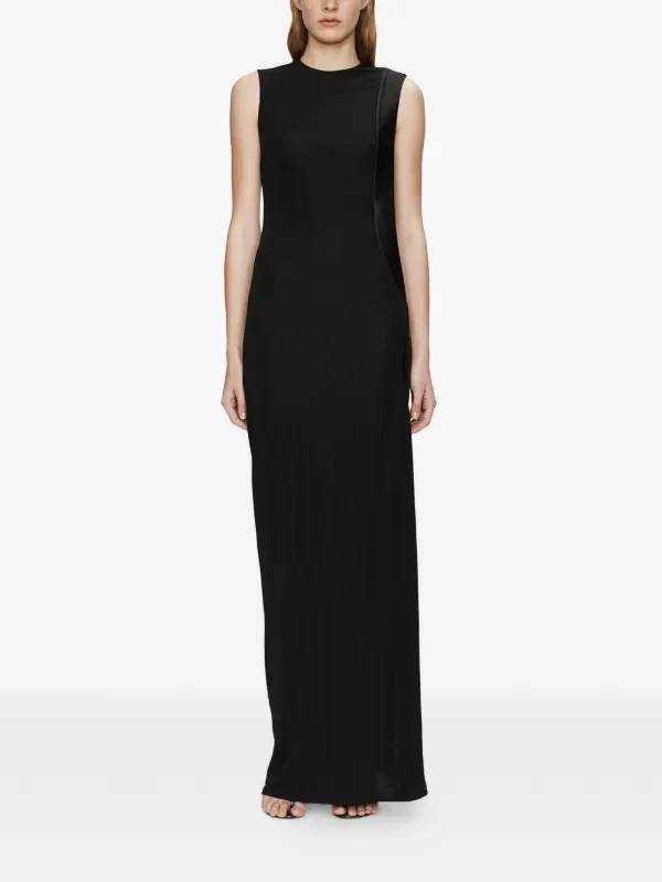Christopher Esber Infinity Cutaway Trimmed Dress in Black