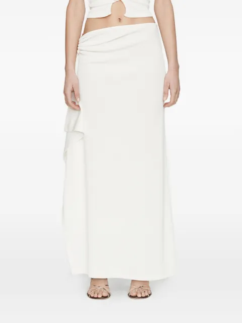 Christopher Esber — Crystal Pendant Cascade asymmetric skirt