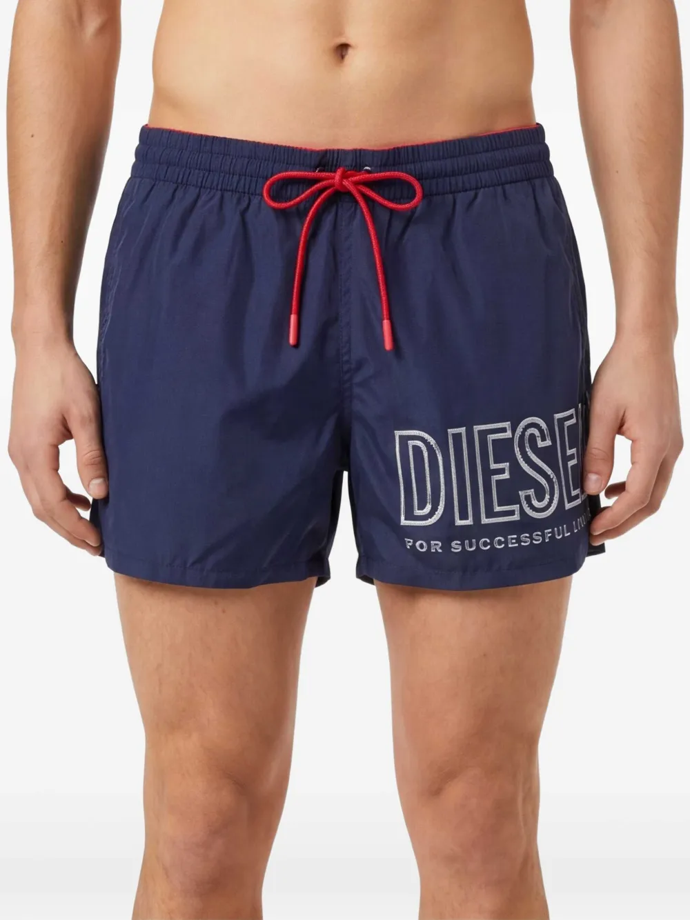 Diesel Zwembroek met trekkoord Blauw