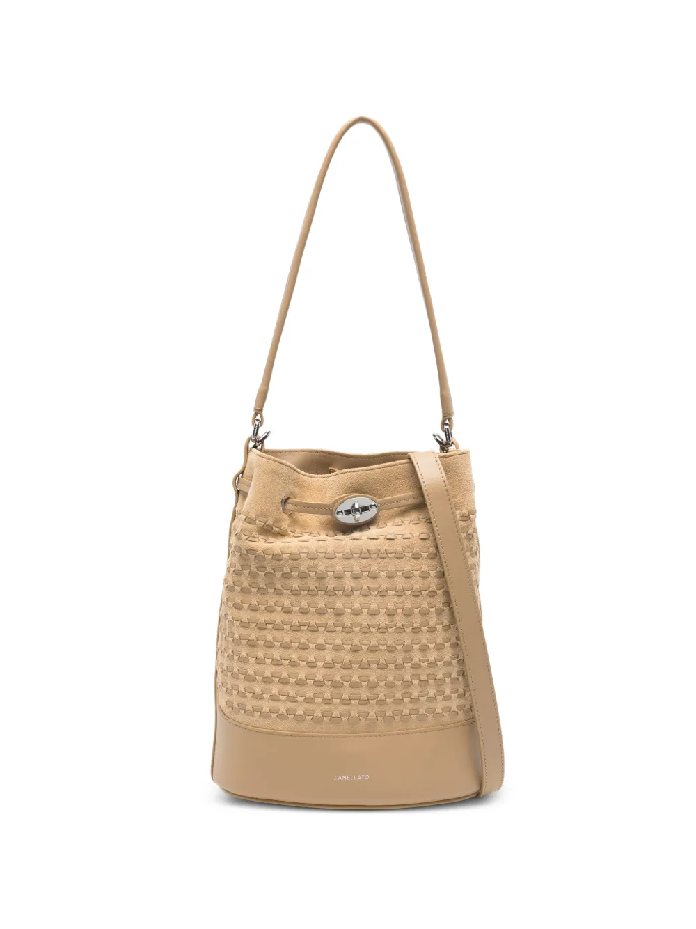 Zanellato small Monda bucket bag - Toni neutri