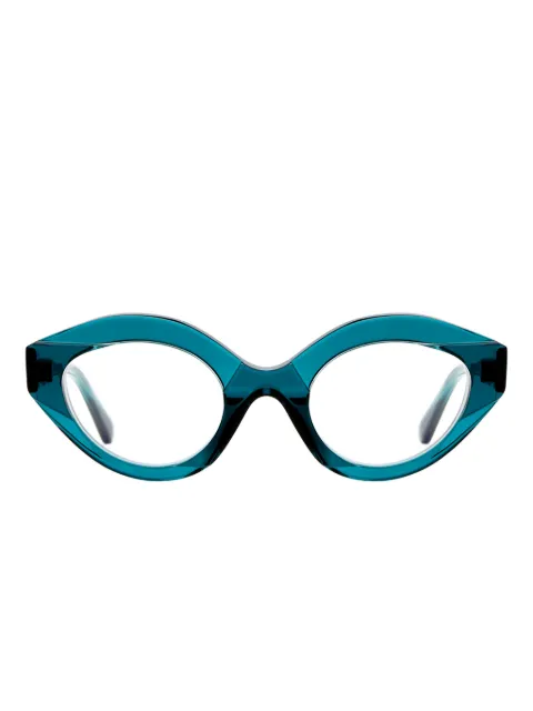 Kuboraum oval-frame glasses