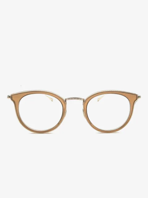 Kame Mannen round-frame glasses