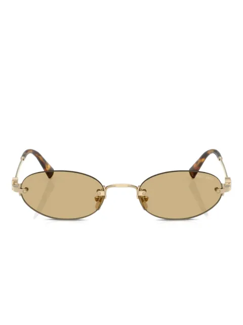 Miu Miu Eyewear A54S Sole oval-frame sunglasses